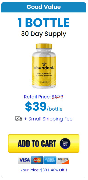 abundant one bottle price 