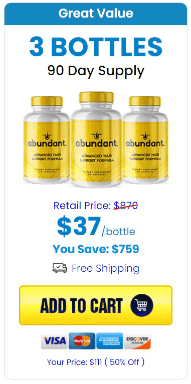 abundant three bottles price 